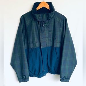 NAUTICA Jacket Size M Zip Up Hoodie Tartan Plaid